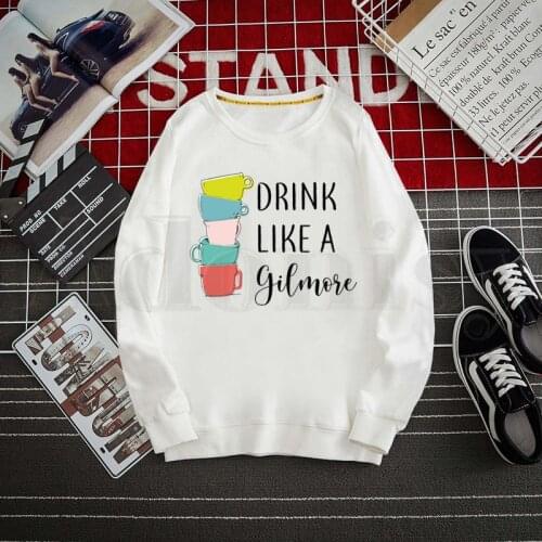 Gilmore Girls Lukes Coffee Hoodies Sweatshirts Men Woman Fashion White Color Autumn Winter Hip Hop Hoody Male Brand Casual Tops