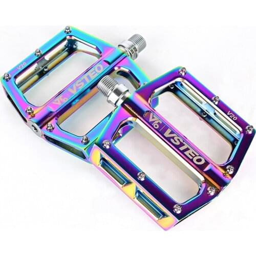 Bicycle Pedal Ultra-light Aluminum Alloy Electroplating Colorful Non-slip Bearing Peilin Mountain Road Bike Pedal Pedal Mtb