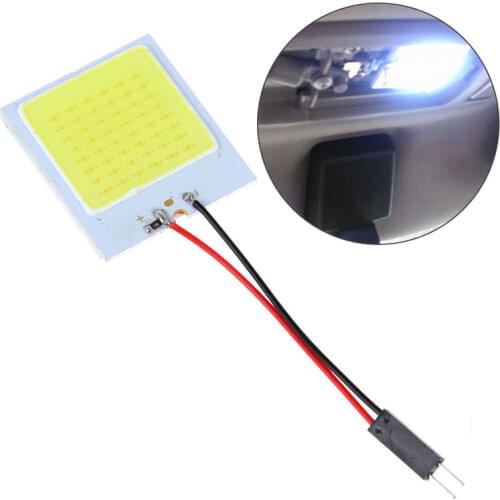 High Bright Long Lifespan Car Interior Panel Lights Dome 48 SMD T10 COB LED Low Consumption Lamp Bulb 4W 12V White Light#266249