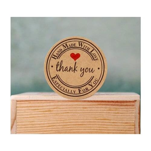100pcs/lot "Thank you" Simple Cute seal sticker for baking&gift packaging (ss-658)
