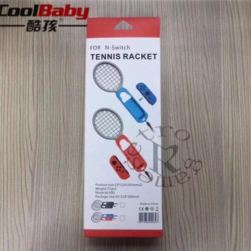 2PCS/Lot Tennis Racket For Nintend Switch Game Remote Controller For NS Joy-con Grips Remote Control Colorful Game Accessory