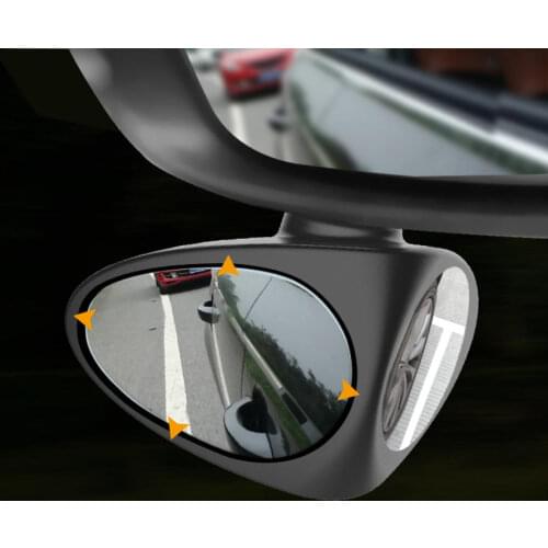3R Car Double Side Blind Spot Rearview Mirror HD Wide Angle Reversing Auxiliary Mirror
