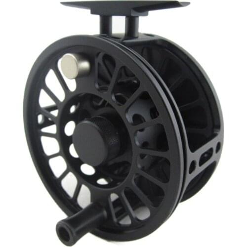 Aventik CNC Machine Cut 7/9wt Matt Black Aluminum Fly Fishing Reel NEW L