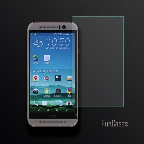 Screen Protector For HTC One Hima M9 Tempered Glass For HTC One Hima M9 2.5D Curved Edge Protective Front Film Full Coverage HD