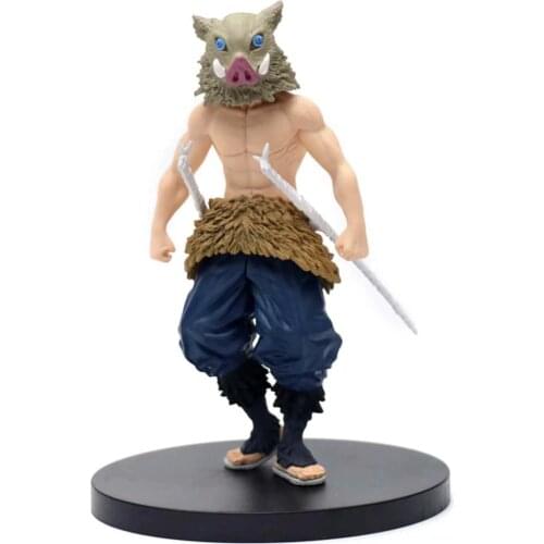Anime Demon Slayer Figure Kamado Tanjirou Nezuko Action Figures PVC Model Toys Zenitsu Figurine Inosuke Kimetsu No Yaiba Figura