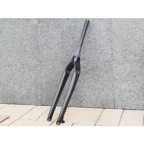 FK-008 : 3k Carbon Glossy Cycling 29ER Mountain Bike Bicycle MTB Fork for 29" wheel 1 1/8" ~ 1 1/2" steerer fork