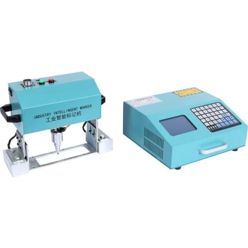 Oil Pipe Portable Nameplate Steel Structure Plate Pneumatic Metal Dot Peen Marking Machine