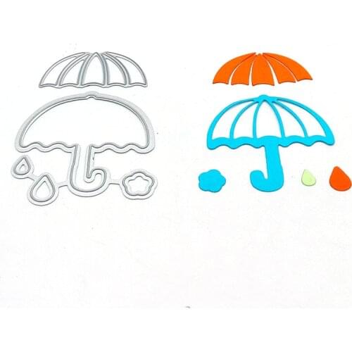 Julyarts Umbrella Metal Die Cut Craft Cutting Dies Card Making Craft Dies Tencil Scrapbooking DIY Album Paper Card Embossing