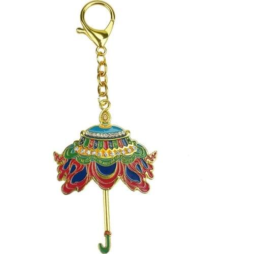 2017 New Feng Shui Umbrella Parasol Keychain W Fengshuisale Red String Bracelet W2091