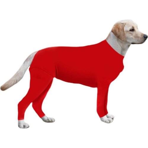 Dog Clothes Pets Bodysuit Jumpsuit Dog Cats Puppy Rompers Elastic Four-legged Tights S M L XL XXL Anti-hair