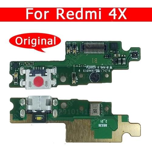 Original USB Charge Board For Xiaomi Redmi 4X Charging Port Socket Connector Mobile Phone Accessories Replacement Spare Parts