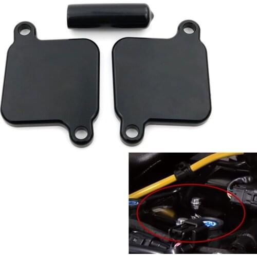 Fit For Suzuki GSXR1000 GSX-R1000 2009 -2011 2012 2013 2014 2015 2016 Motorcycle Smog Block Off Plates Cover GSX-R1000 2009-2016