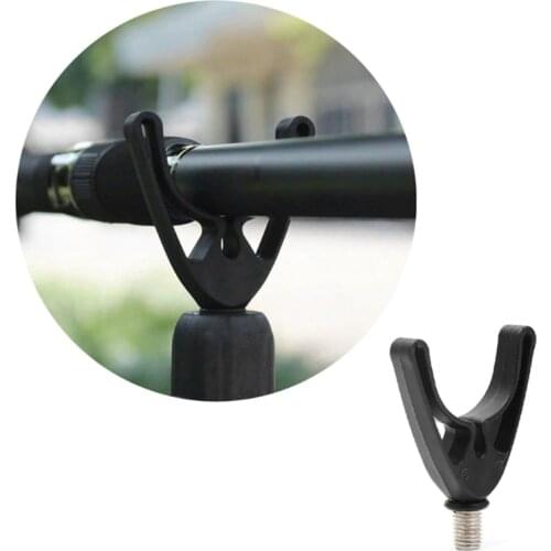 Fishing Rod Rest Gripper Portable Nylon Fishing Rod Head Butt Rest with M3/8 Thread Fishing Supplies for Rod Pod
