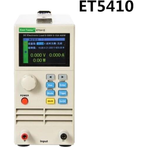 Professional programmable dc electrical load Digital Control DC Load Electronic Battery Tester Load 150V 40A 400W load ET5410