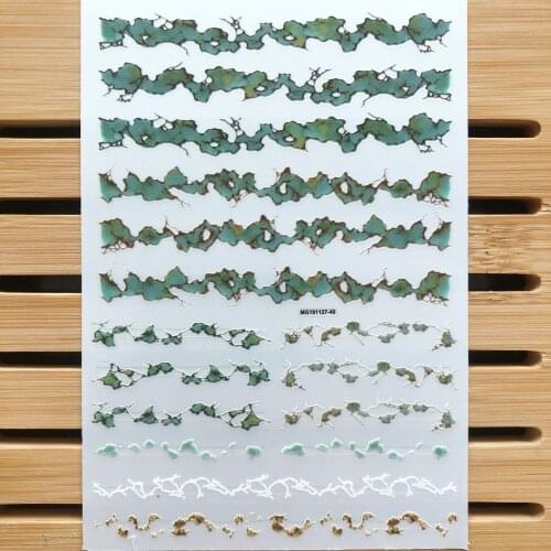 Diy New Style Japanese Style Crack Style Light Traceless Nail Stickers Nail Art Nail Decoration Water Mark Decals Girl Gifts