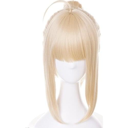 Fate/Grand Order Artoria Pendragon Saber Lily Cosplay Wig