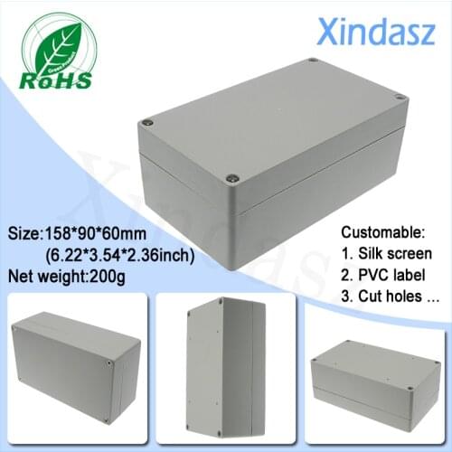 158*90*60mm Water-proof enclosure ip65 plastic enclosure cheap plastic enclosure outdoor electrical panel boxes