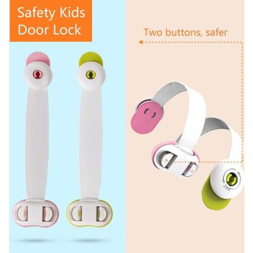 Child Safety Lock Baby Anti-pinch Hand Cabinet Door Lock Buckle Baby Protection Refrigerator Drawer Lock Child Finger Protection