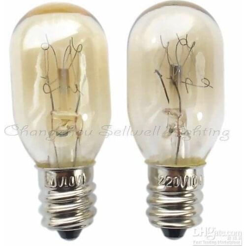 2020 Miniature light lamp 220V 10W E12 T20x48 A354 sellwell lighting