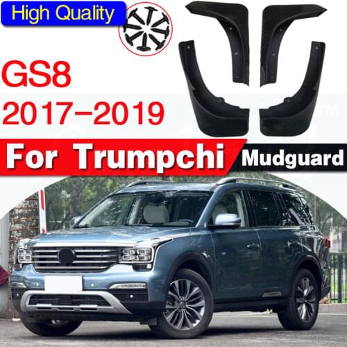 Molded Mud Flaps For Trumpchi GS8 2017 2018 Mudflaps Splash Guards Mud Flap Front Rear Mudguards Fender