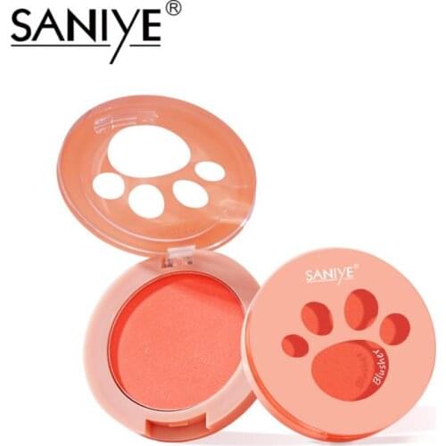 6 Colors Blush Makeup Beautiful Smooth Easy To Color Waterproof Sweat-proof Powdery Long-Lasting Natural Delicate Blush