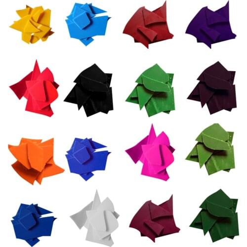 Behogar 16PCS Assorted Color DIY Candle Wax Dye Chips for Paraffin Soy Palm Ghee Jelly Wax Handmade Soap Candle Making Supplies