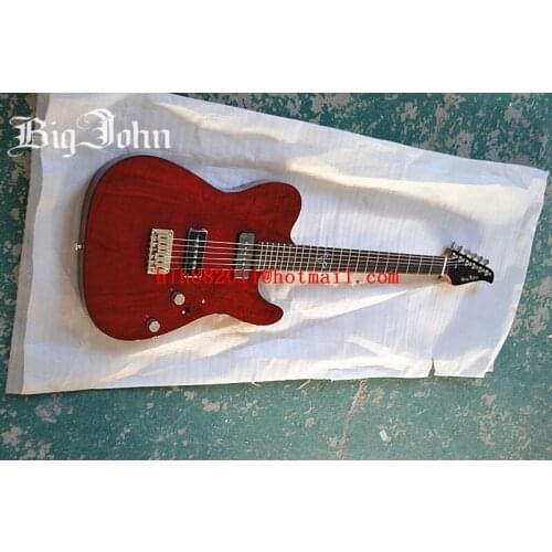 Free shipping new Big John single wave electric guitar with mahogany body in red made in China F-1861