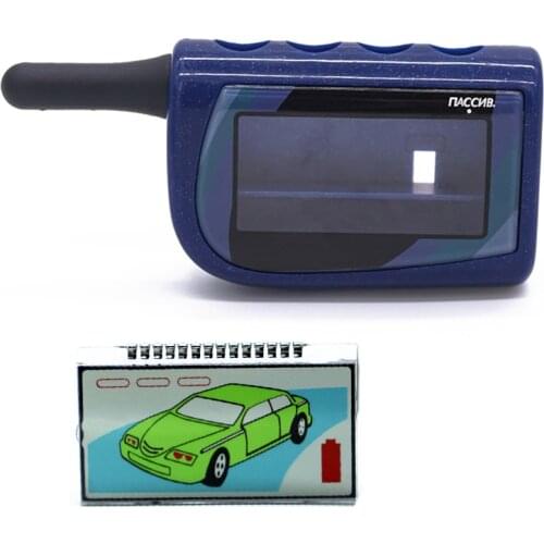 Russia Version M4 Case Keychain +M4 Lcd Display For Scher Khan Magicar 4 Lcd Remote Two Way Car Alarm System Free Shipping