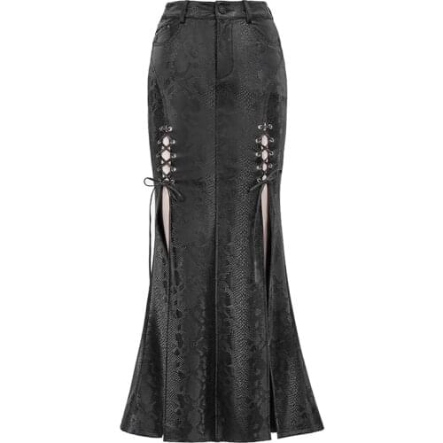 Devil shackles Women's Leather Skirts