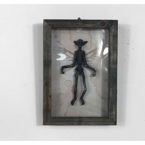 Horror Mummy Photo Frame Ornament Personalized Retro Halloween Hanging Decoration for Home Living Room Bedroom TS1