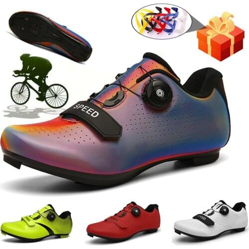Mountain Bike Shoes Self-locking Professional Road Bicycle Shoes Outdoor Sports Cycling MTB Shoes Nonslip Men Women Sneaker