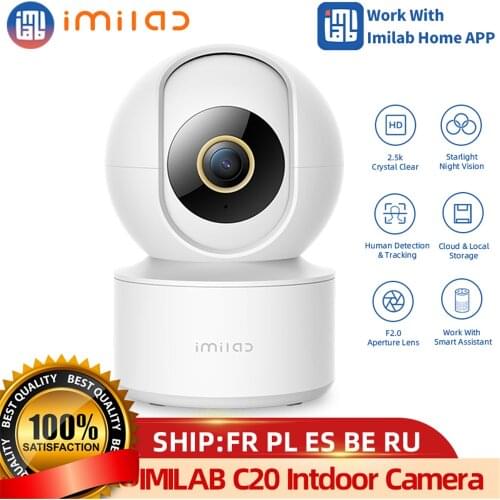 New IMILAB C21 Home Security Camera 4MP Full-HD IP Camera WiFi Indoor Camera CCTV Vedio Surveillance Camera Work With IMILAB App