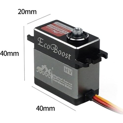 JX Digital Coreless Servo CLS6322HV 21KG Large Torque 180degree CNC Aluminium Shell Metal Gear for RC Helicopter