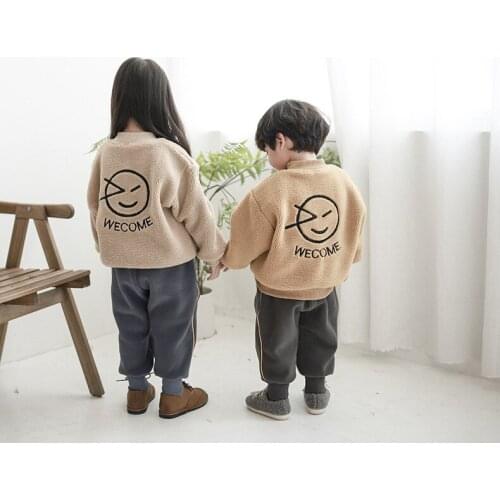 Kids Winter Coats Cartoon Lambswool Thicken Jackets for Girl Boys Snow Wear 2 - 7 Years Toddler Baby Outerwear High Quality New