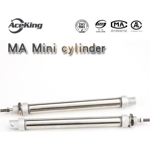Stainless steel mini small push-on industrial fixture cylinder MA32X25/50/75/100/125/150/175/200/300 MA32X25SCA MA32-50SCA-U