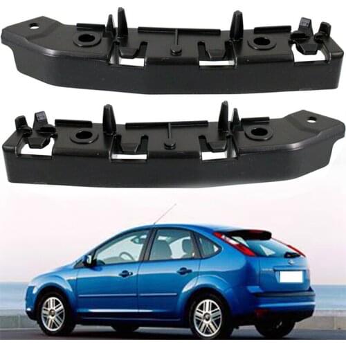 A Pair New Car Front Left Right Bumper Support Holder Mounting Bracket Black Fit For Ford Focus 2012-2014