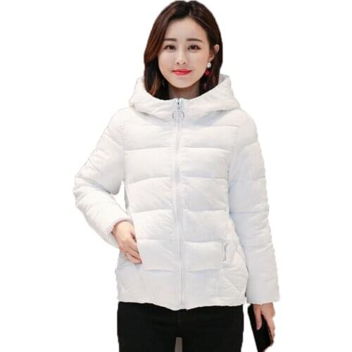 Pop New Winter Short Womens Jacket Large Size 4XL 5XL 6XL 7XL Female Hood Women Parka Plus Size Cotton Down Jacket Autumn