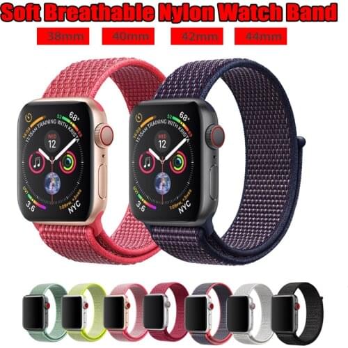 Hot Sale Nylon Sports Watch Strap for Apple Watch Band Series 3/2/1 Sport Leather Bracelet 38 42 mm Strap For Watch Band