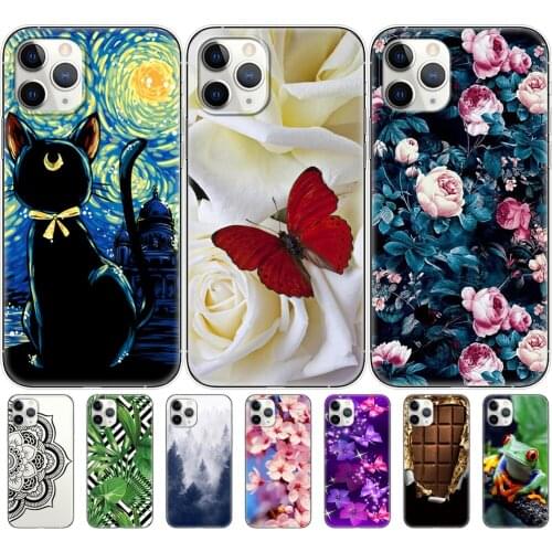 Silicon phone case cover For iphone 11 Case for iphone 11 pro max eleven Soft TPU coque etui bumper back cover Full protection