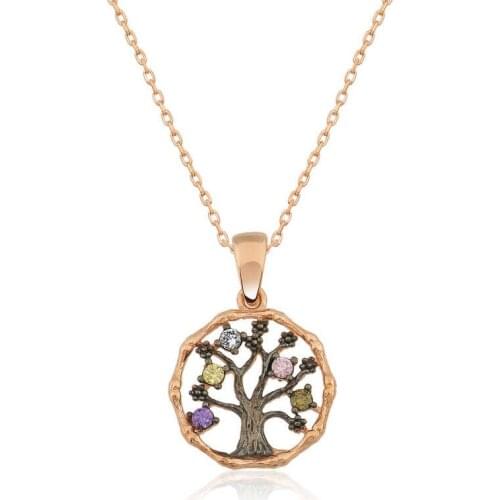 Tevuli 925 Sterling Silver Small Life Tree Women 'S Necklace