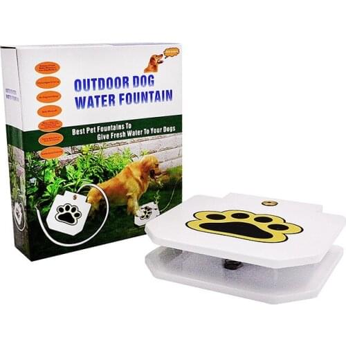Outdoor dog water fountain Drinking Doggie Activated Water Fountain Hose Water Dispenser Dog Drinking Water Feeder Outdoor Pet
