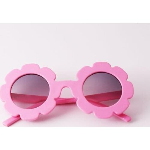 Vintage Kids Sunglasses Child Sun Glasses Round Flower Gafas Baby Children UV400 Sport Sunglasses Girls Boys Oculos De Sol