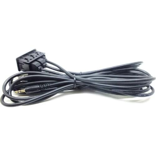 1.5M Car Dash Flush Mount AUX USB Port Panel Dual USB Extension Cable Adapter