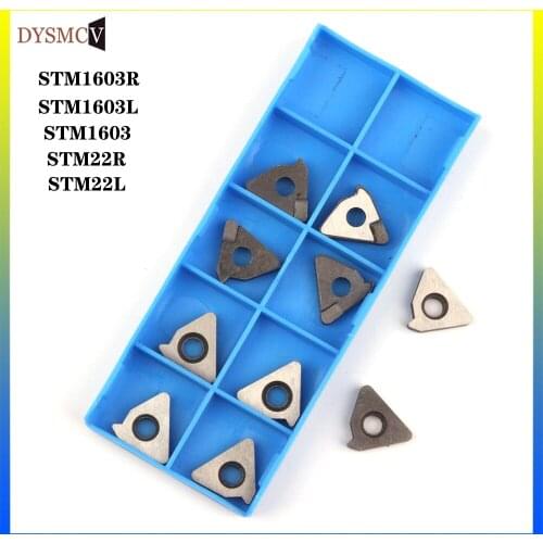 10pcs STM1603 STM1603L STM1603R STM22R STM22L High Quality CNC Threaded Carbide Shim Thread Insert Support Gasket For CNC Lathe
