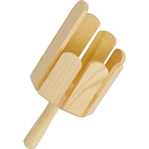 8-Tone Wooden Sound Maker Musical Instrument with Stick for Toddler Children Early Musial Education Music Toy