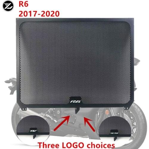 Motorcycle Accessories Aluminum Radiator Grille Guard Protector Grill Cover Protection For YAMAHA YZF-R6 R6 2017 2018 2019 2020