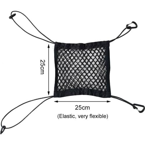 Auto Car Seat Phone Holder Pocket Grid Side Storage Mesh Net Pouch Bag Organizer Netting Interior Accessories Stuff