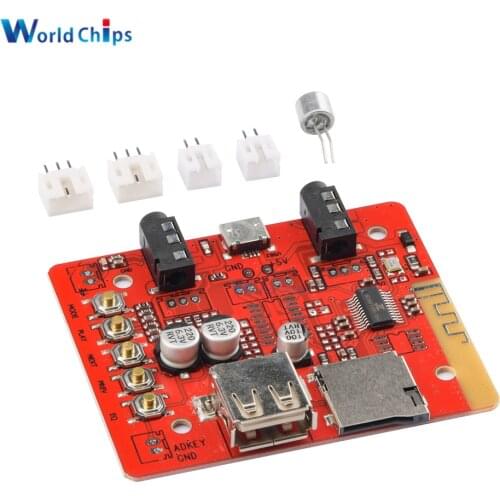 5V Wifi Wireless Bluetooth Audio Receiver Board Module For Automotive Audio With Stereo Amplifier Headphone USB Adapter Module