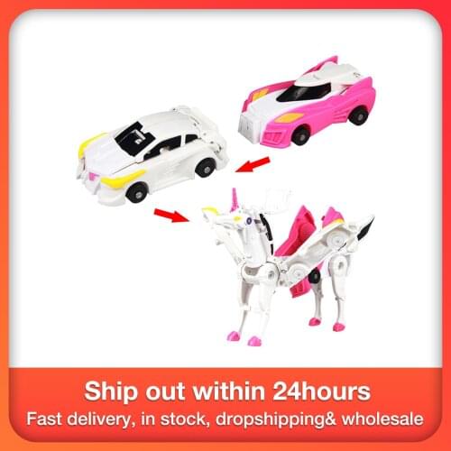 Deformable Combination Toy Car Robot Model 2 In 1 Pegasus Combination Deformation Child Car Toy