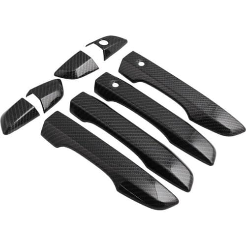 ABS Door Handle Cover Exterior Decoration for Honda 10th Gen Civic 2017 -2021 With Smart Auto Lock Holes -Black